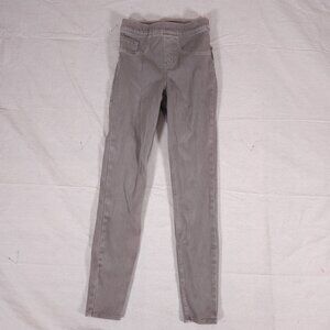 SPANX Gray Jeggings Womens XS Extra Small Skinny Ankle Leggings Pull On Stretch